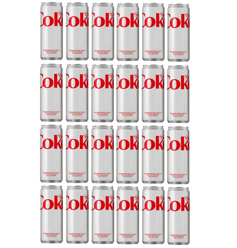 24 x Diet Coke Cans 330Ml