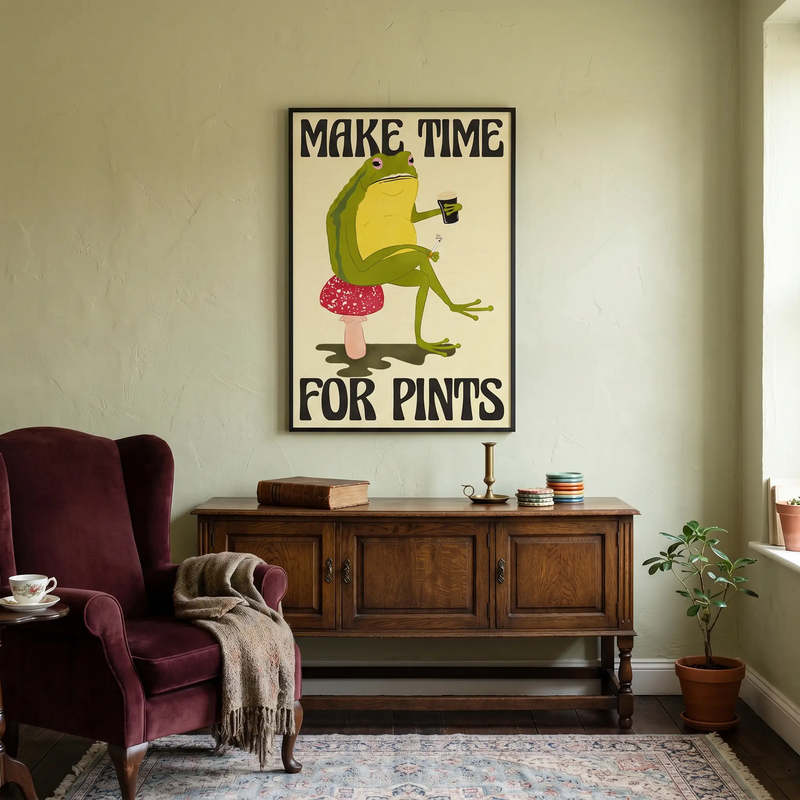 Country Toad, Take Me Home - A5 Print