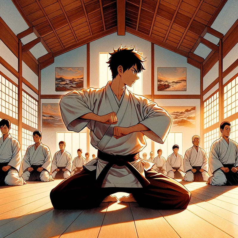 Dojo Sunset Discipline Canvas