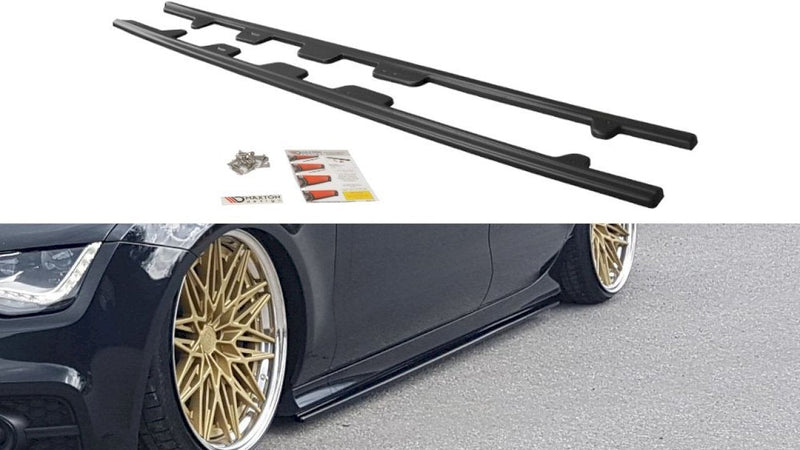 Maxton Design - SIDE SKIRTS DIFFUSERS AUDI S7 / A7 S-LINE C7