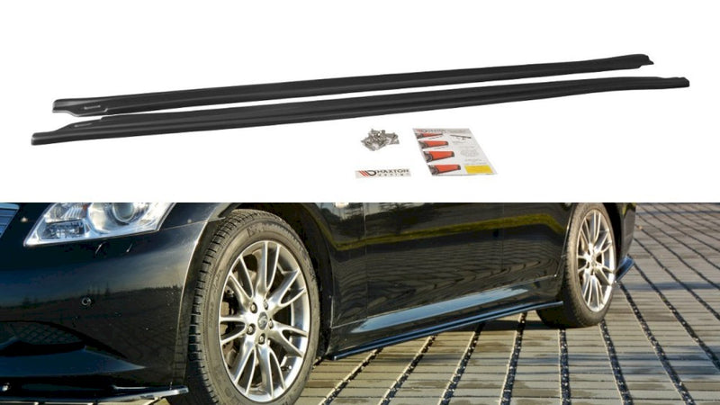 Maxton Design - SIDE SKIRTS SPLITTERS INFINITI G37 SEDAN