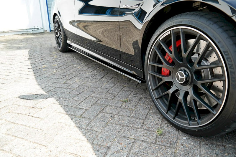 Maxton Design - SIDE SKIRTS SPLITTERS MERCEDES C-CLASS S205 63 AMG ESTATE (2015-2018)