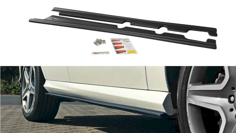 Maxton Design - SIDE SKIRTS SPLITTERS MERCEDES GLE W166 AMG-LINE (2015-2018)
