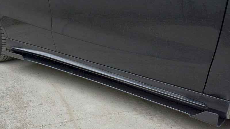 Maxton Design - RACING SIDE SKIRTS DIFFUSERS V.1 MERCEDES CLA A45 AMG C117 FACELIFT (2017-UP)