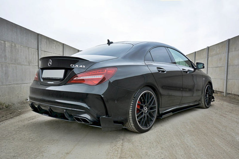 Maxton Design - RACING SIDE SKIRTS DIFFUSERS V.1 MERCEDES CLA A45 AMG C117 FACELIFT (2017-UP)