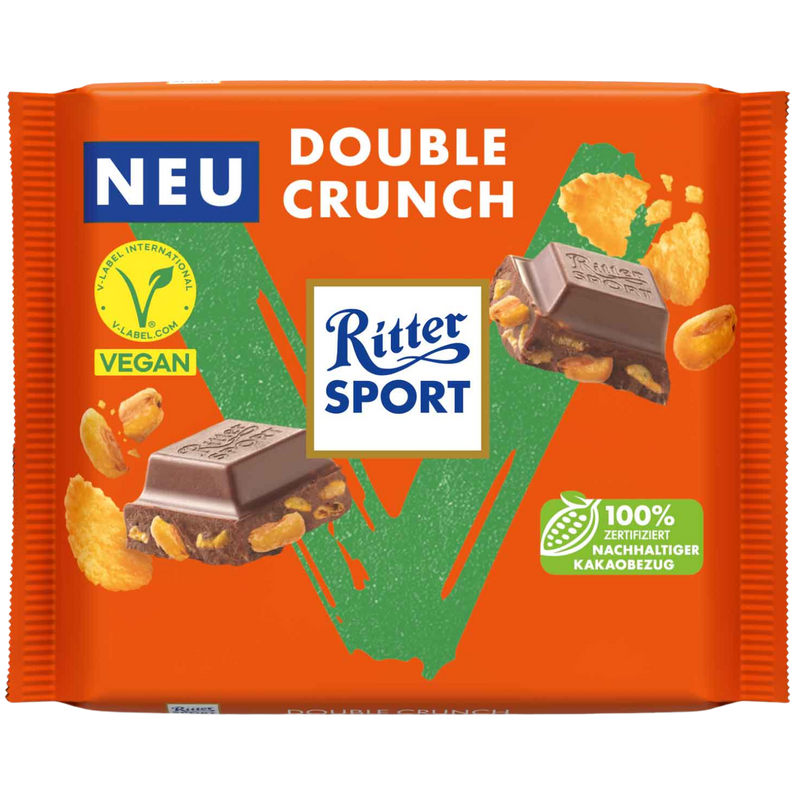 Ritter Sport | Vegan Double Crunch Bar | 100g