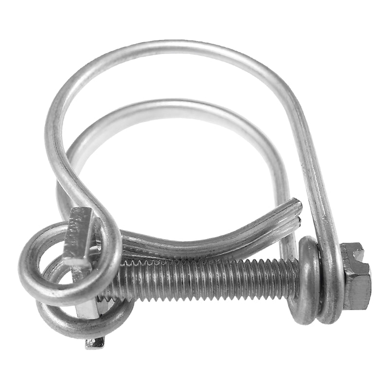 Corrugated Pipe 2" (50mm) with 2 x Double Wire Clips Set