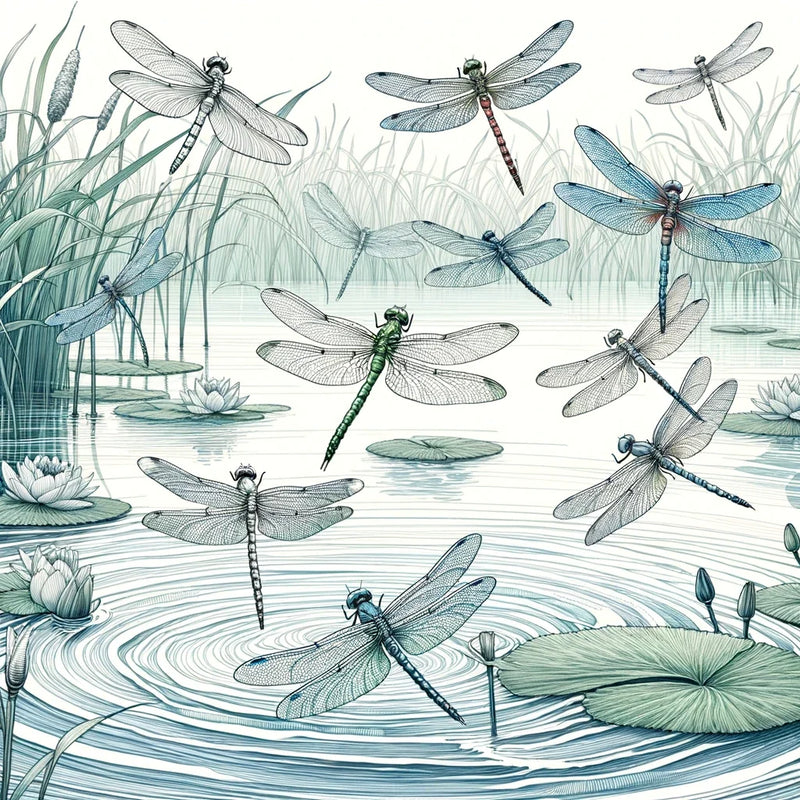 Dragonfly Waltz Canvas