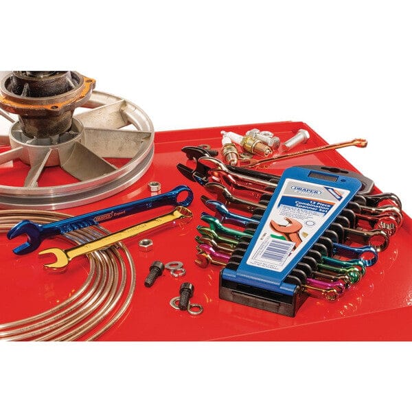 Draper HI-TORQ Metric Coloured Combination Spanner Set - (13 Pieces)