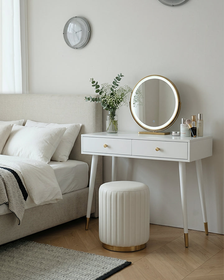 Drew Dressing Table With LED Mirror