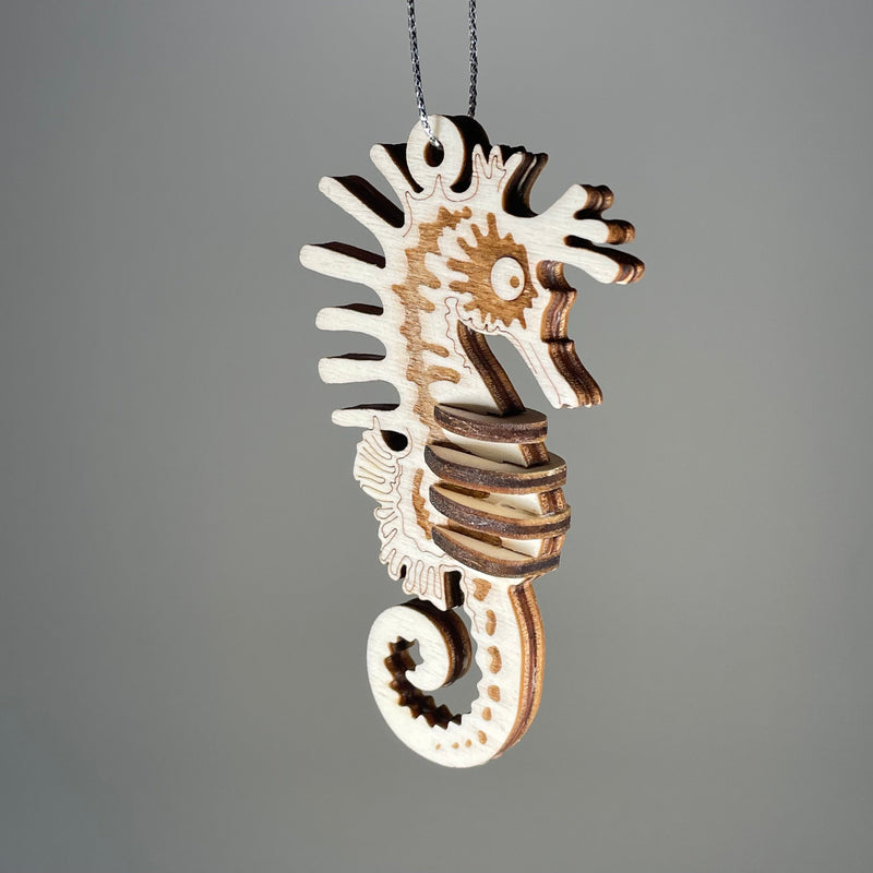 Seahorse Bauble - Handmade Ornament
