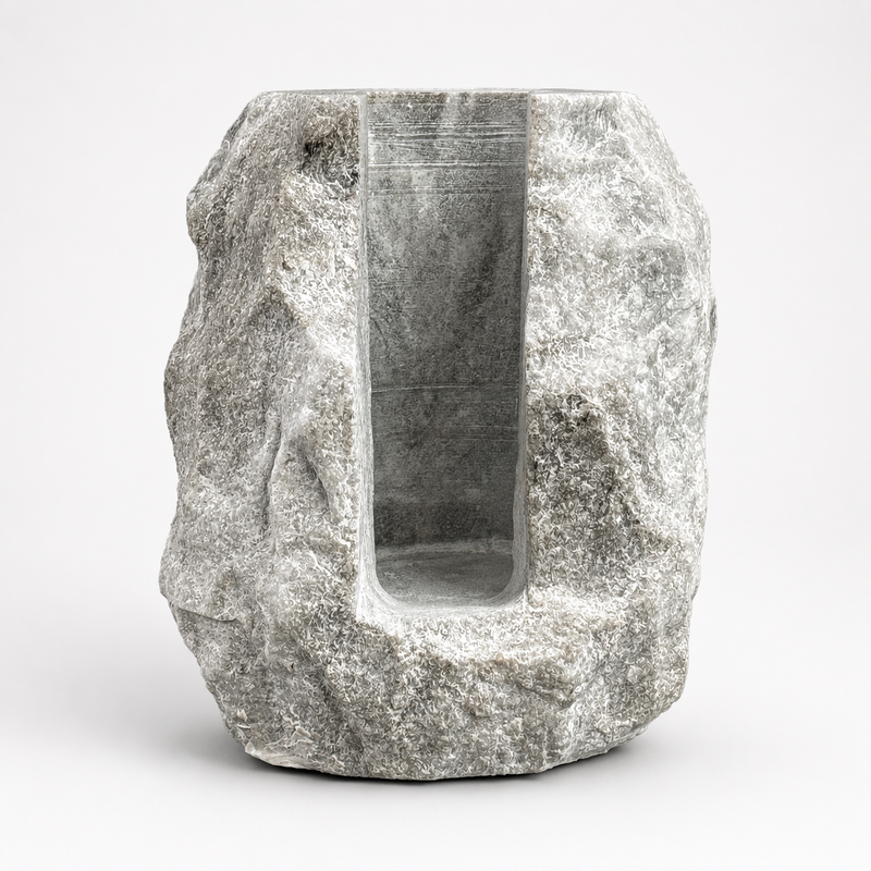 Marble Stone Solid Handcrafted Wine Bottle Holder