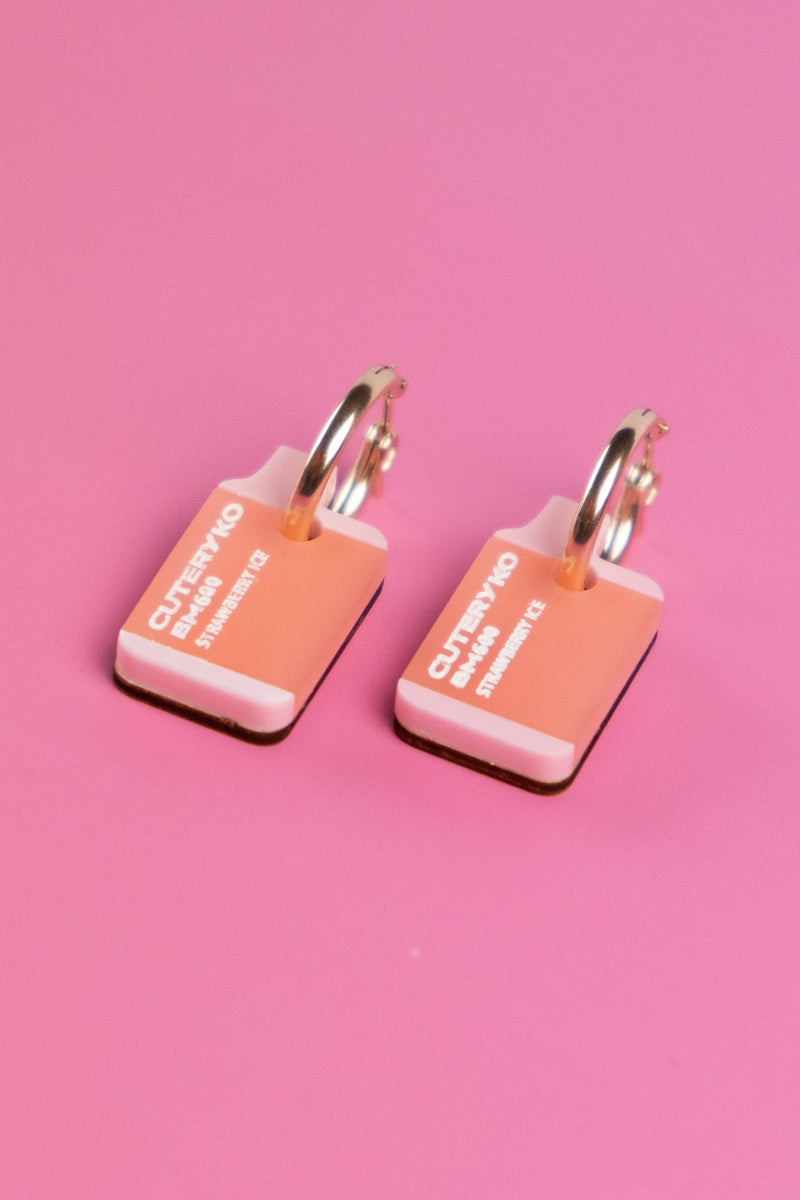 Vape Hoop Earrings