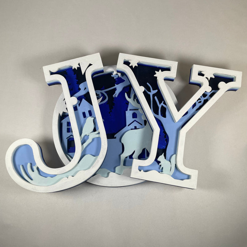 Joy Sign - Handmade Ornament