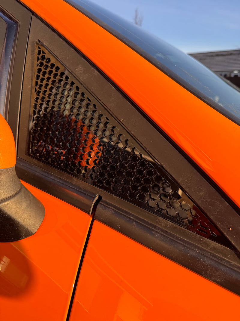 MK8 / MK8.5 Ford Fiesta Front Quarter Window Panels - Flag Edition