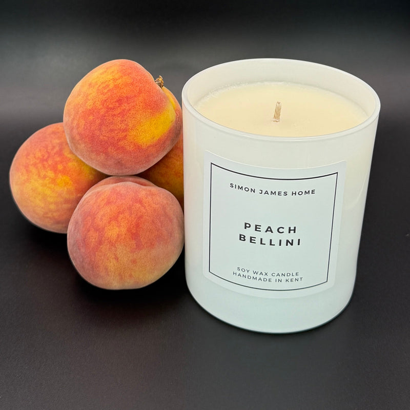 Peach Bellini Candle - Handmade Soy Wax