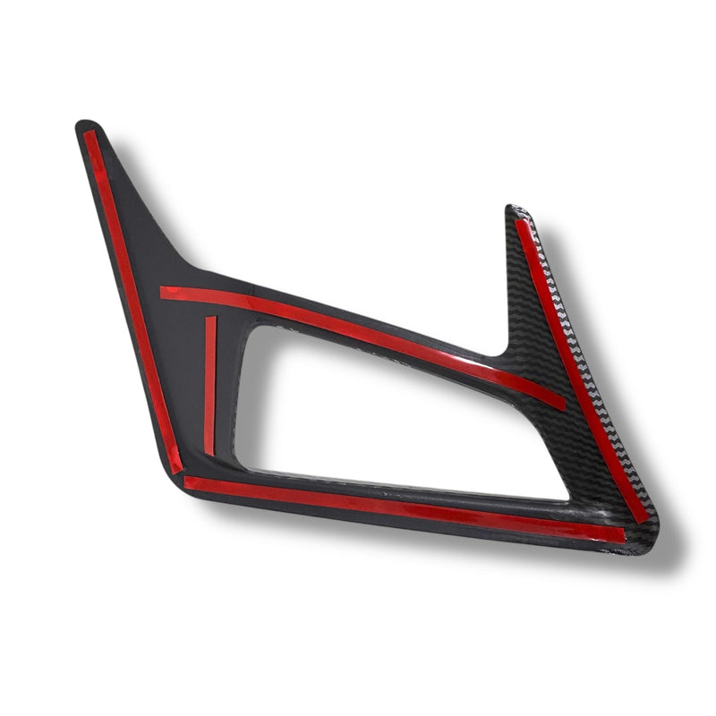 Carbon Fibre Look Rear Bumper Reflector Surround for MK4 / MK4.5 Focus | CEUK