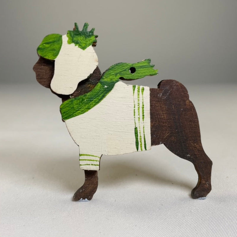 Companion Dog Bauble - Handmade Ornament