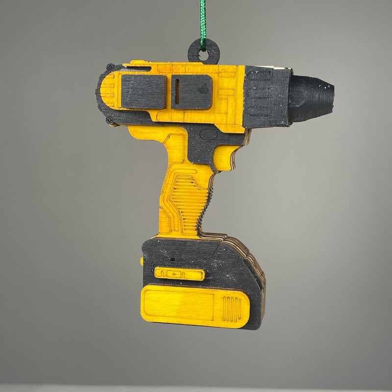Power Drill Bauble - Handmade Ornament