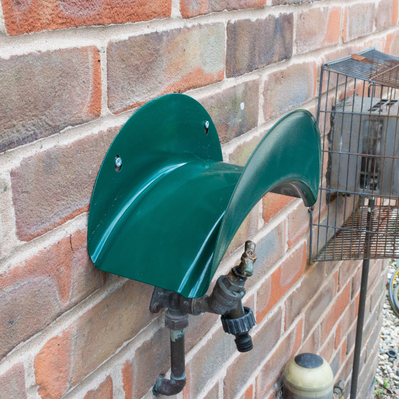 Metal Hose Hanger Green