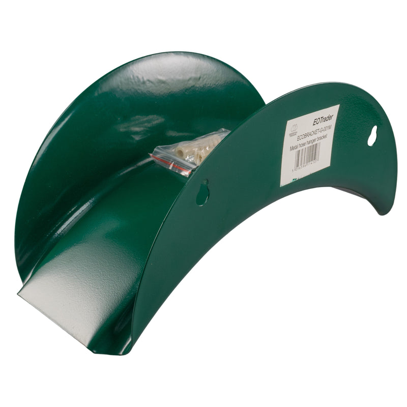 Metal Hose Hanger Green