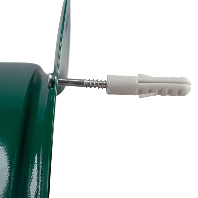 Metal Hose Hanger Green