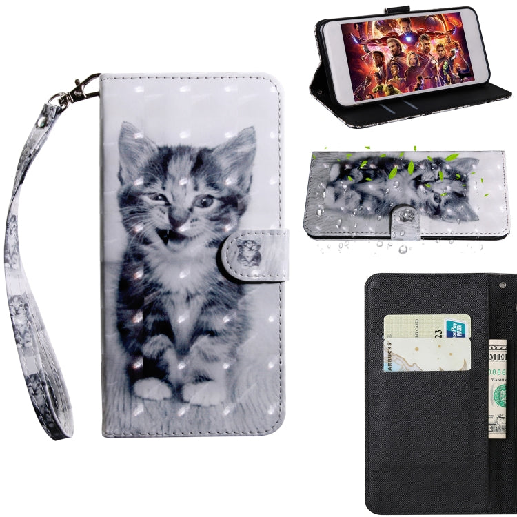 3D Painting Pattern Coloured Drawing Horizontal Flip TPU + PU Leather Case with Holder & Card Slots & Wallet, For Nokia 3.2, For Nokia 4.2