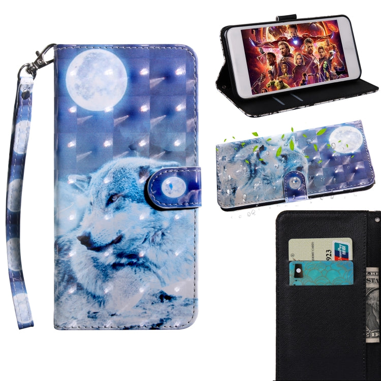 3D Painting Pattern Coloured Drawing Horizontal Flip TPU + PU Leather Case with Holder & Card Slots & Wallet, For Nokia 3.2, For Nokia 4.2