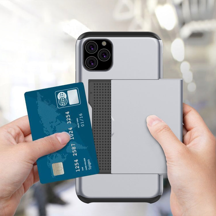 Shockproof Rugged Armor Protective Case with Card Slot, For iPhone 11 Pro Max, For iPhone 11