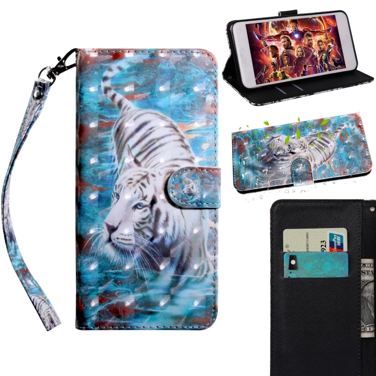 3D Painting Pattern Coloured Drawing Horizontal Flip TPU + PU Leather Case with Holder & Card Slots & Wallet, For Huawei Honor 10 Lite, For Huawei  P30 Pro