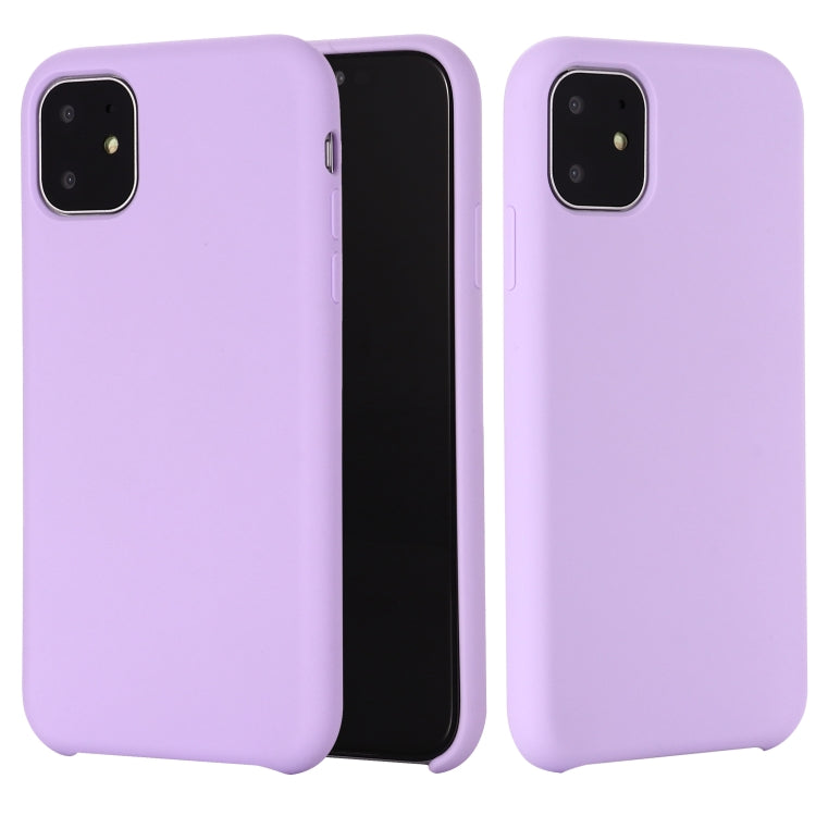 Solid Color Liquid Silicone Shockproof Case, For iPhone 11