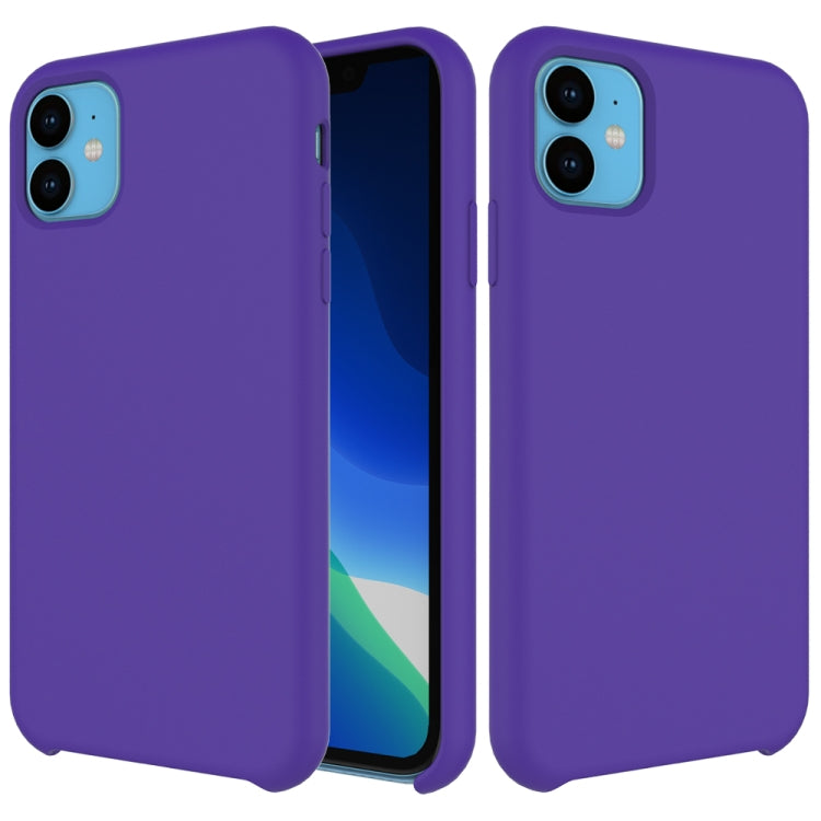 Solid Color Liquid Silicone Shockproof Case, For iPhone 11 Pro Max