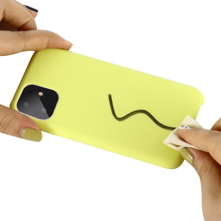 Solid Color Liquid Silicone Shockproof Case, For iPhone 11 Pro Max