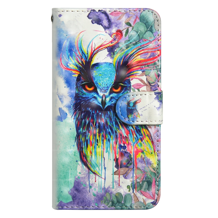 3D Painting Pattern Horizontal Flip TPU + PU Leather Case with Holder & Card Slots & Wallet, For iPhone 7 Plus, For iPhone SE 2022 / SE 2020 / 8 / 7