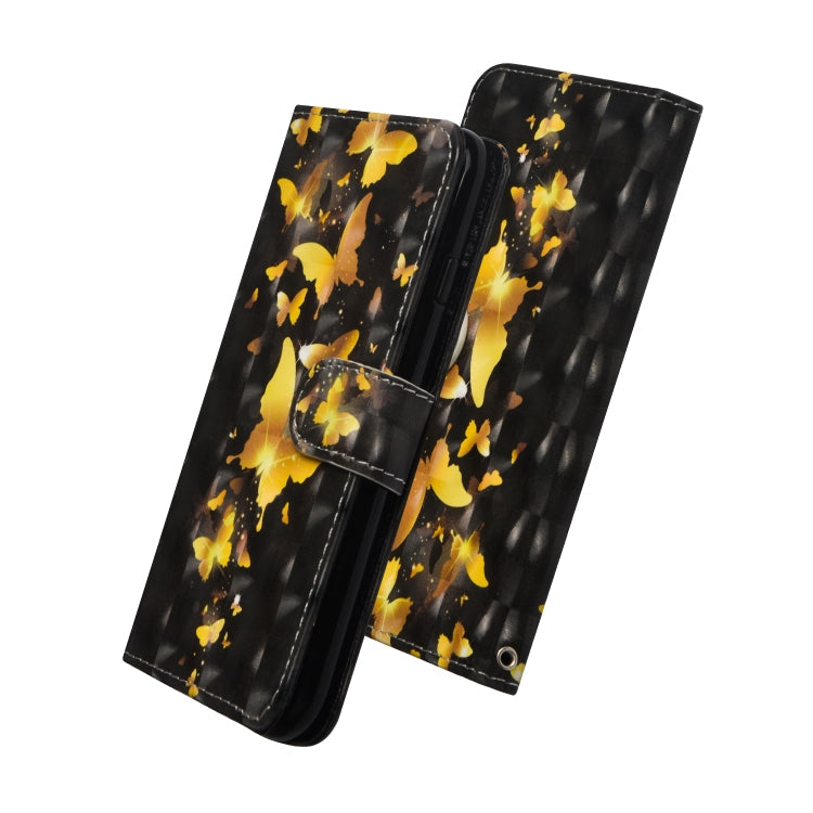 3D Painting Pattern Horizontal Flip TPU + PU Leather Case with Holder & Card Slots & Wallet, For Galaxy S8, For Galaxy S8+