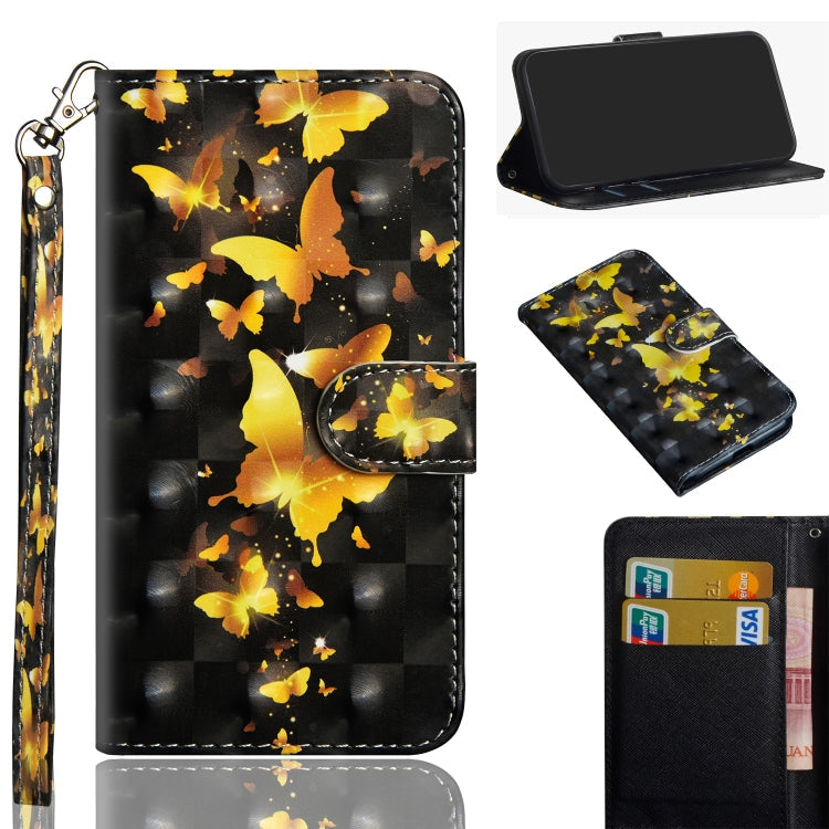3D Painting Pattern Horizontal Flip TPU + PU Leather Case with Holder & Card Slots & Wallet, For Galaxy A9 (2018), For Galaxy A10