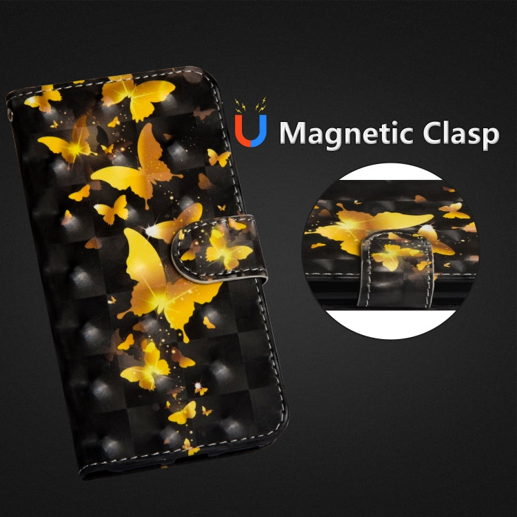 3D Painting Pattern Horizontal Flip TPU + PU Leather Case with Holder & Card Slots & Wallet, For Galaxy A20e, For Galaxy A40
