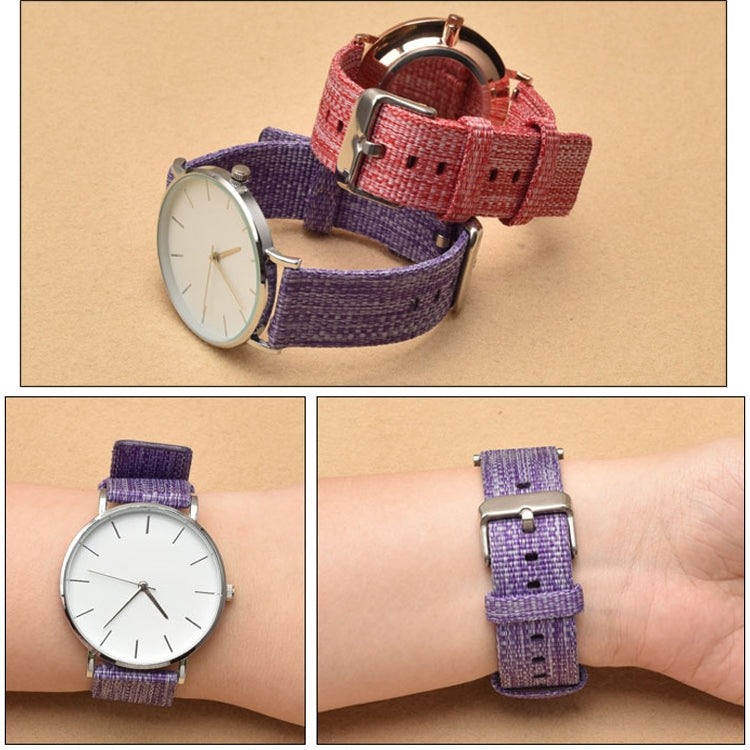 Simple Fashion Canvas Wrist Strap for Fitbit Versa