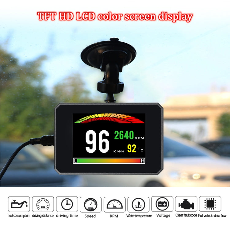 P16 Car HUD Head-up Display OBD2 Fault Code Elimination, P16