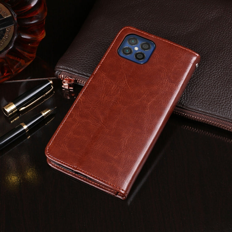 idewei Crazy Horse Texture Horizontal Flip Leather Case with Holder & Card Slots & Wallet, For Huawei nova 8 SE, For Huawei P smart 2021, For HTC Desire 20+