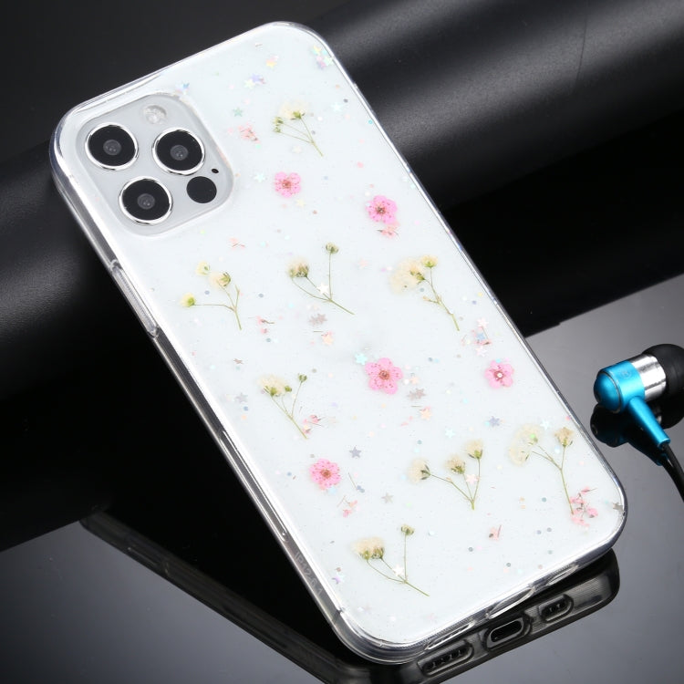 Gypsophila Flowers Pattern TPU Protective Case, For iPhone 12 / 12 Pro, For iPhone 12 Pro Max