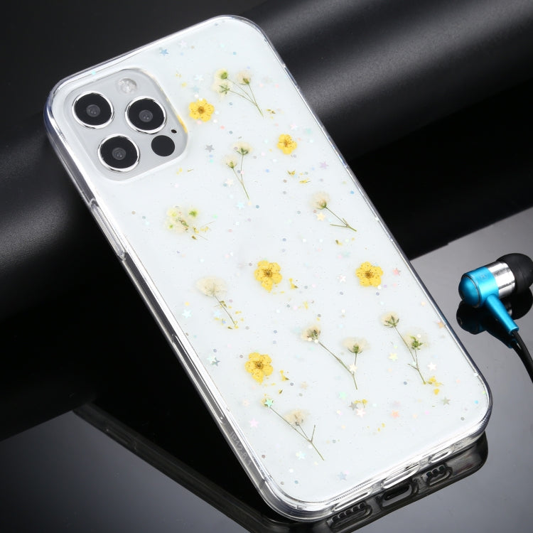 Gypsophila Flowers Pattern TPU Protective Case, For iPhone 12 / 12 Pro, For iPhone 12 Pro Max