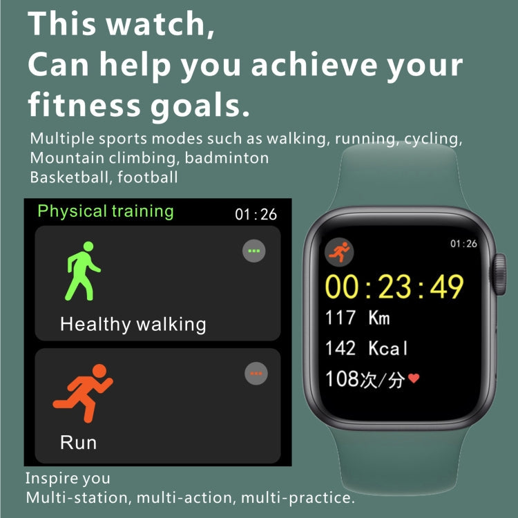 H55Pro 1.4 inch TFT Screen Smart Bluetooth Watch, Support Sleep Monitor / Heart Rate Monitor / Blood Pressure Monitor, Style: Silicone Strap, Style: Silicone Strap(Green), Style: Silicone Strap(Dark Blue), Style: Silicone Strap(Pink)...