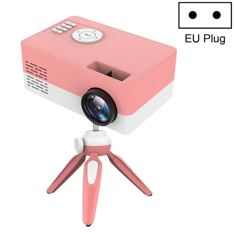 J15 1920 x 1080P HD Household Mini LED Projector with Tripod Mount Support AV / HDMI x 1 / USB x1 / TF x 1, EU Plug, US Plug, UK Plug, AU Plug