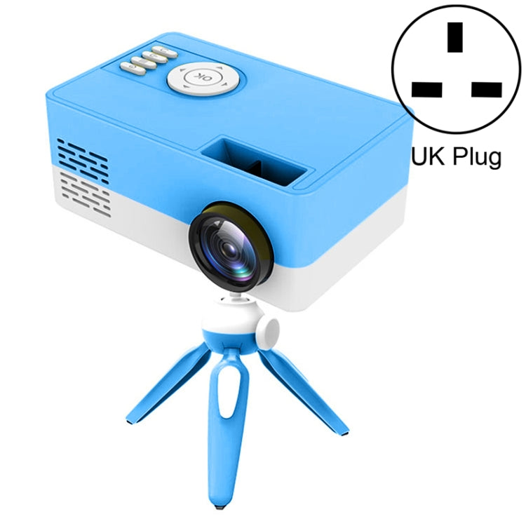 J15 1920 x 1080P HD Household Mini LED Projector with Tripod Mount Support AV / HDMI x 1 / USB x1 / TF x 1, EU Plug, US Plug, UK Plug, AU Plug