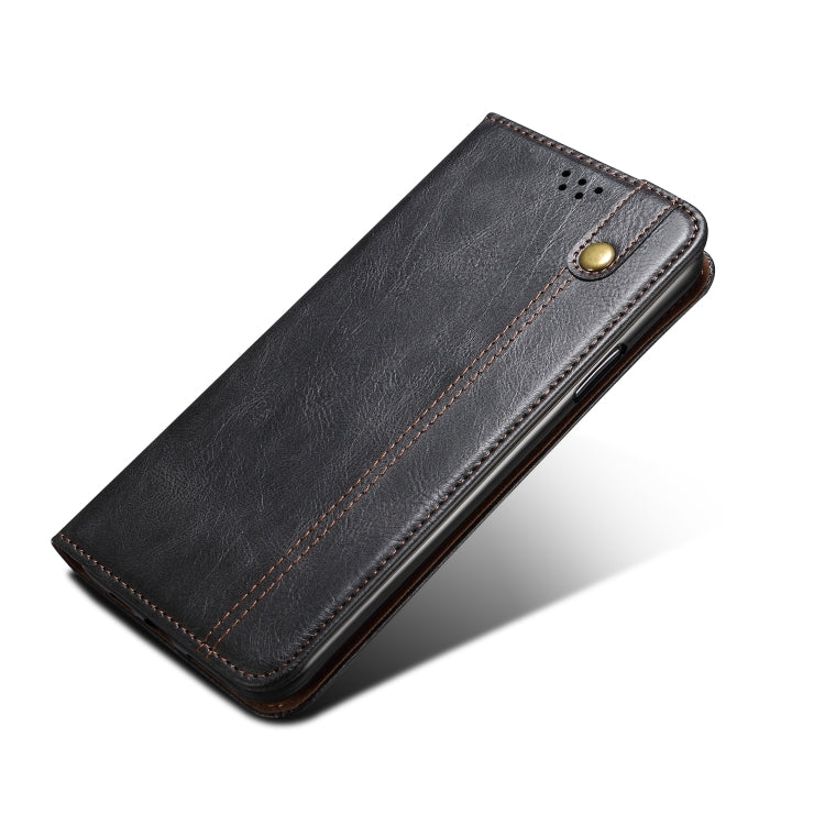 Simple Wax Crazy Horse Texture Horizontal Flip Leather Case with Card Slots & Wallet, For iPhone XR, For iPhone XS / X, For iPhone XS Max