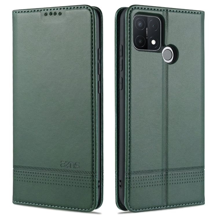 AZNS Magnetic Calf Texture Horizontal Flip Leather Case with Card Slots & Holder & Wallet, For Samsung Galaxy M51 (Side Fingerprint)