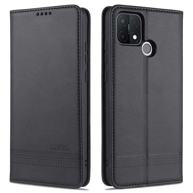 AZNS Magnetic Calf Texture Horizontal Flip Leather Case with Card Slots & Holder & Wallet, For Samsung Galaxy M51 (Side Fingerprint)