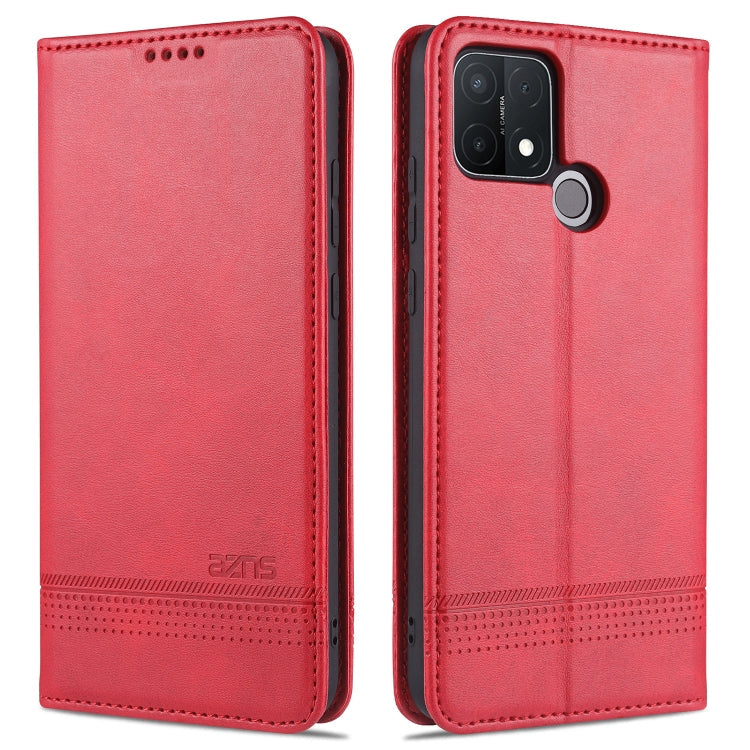 AZNS Magnetic Calf Texture Horizontal Flip Leather Case with Card Slots & Holder & Wallet, For Samsung Galaxy M51 (Side Fingerprint)