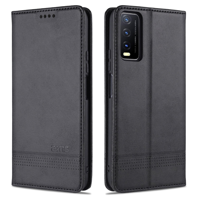 AZNS Magnetic Calf Texture Horizontal Flip Leather Case with Card Slots & Holder & Wallet, For Samsung Galaxy M51 (Side Fingerprint)